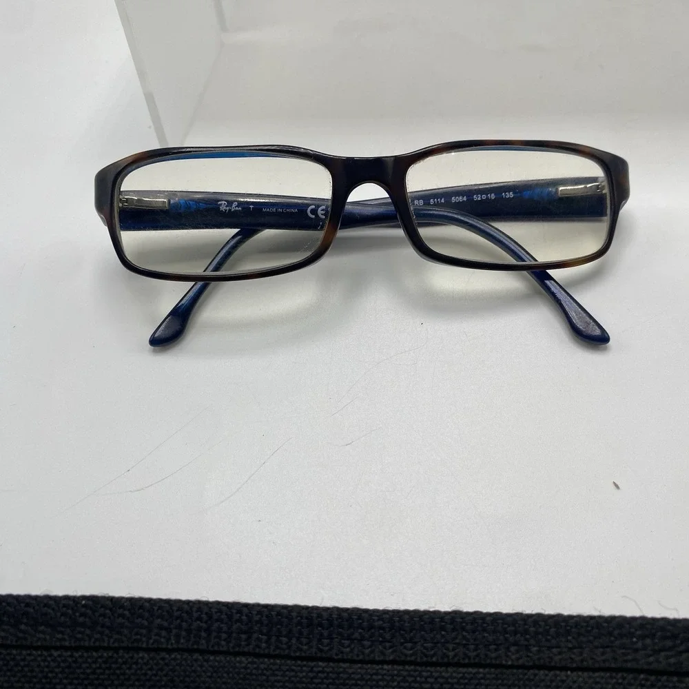 Rayban Eyeglasses FRAMES ONLY RB 5114 Full Rim 52-16-135 Brown/blue 226